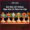  Bộ Bát Cát Tường Cúng Dường Hợp Kim Cao Cấp [Kim Cương Hỷ Lạc] Bát Cát Tường Hợp Kim Vẽ Màu 9cm 