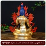  Tượng Phật Tara Xanh Mật Tông - Green Tara [Kim Cương Hỷ Lạc] 33Cm Nepal 