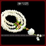  Vòng 108 Hạt Phong Thủy, Chuỗi 108 Hạt Đeo Tay Niệm Phật [Kim Cương Hỷ Lạc] Hạt Bối Tự Nhiên 