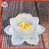  Nến Bơ Nhụy Hoa Nghệ Tây Cao Cấp Cháy 4 Giờ [Kim Cương Hỷ Lạc] Nến Bơ Saffron- Không Khói- Không Mùi 