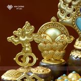  Torma Mani Bách Bảo Đồng [Kim Cương Hỷ Lạc] Đồng 27Cm 