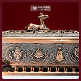  Lư Xông Hợp Kim Song Lộc, Lư Xông Trầm Cao Cấp [Kim Cương Hỷ Lạc] Lư Xông Khói Bát Cát Tường 