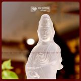  Tượng Quan Âm Bồ Tát Lưu Ly, Tượng Phật Lưu Ly [Kim Cương Hỷ Lạc] Diện Tượng Cực Đẹp, Ánh Nhìn Từ Bi 