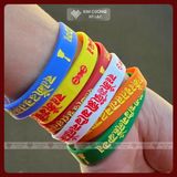  Vòng Tay Cao Su Khắc Thần Chú Giải Thoát Nhiều Màu [Kim Cương Hỷ Lạc] 