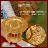  Đĩa Thờ Bằng Đồng, Đĩa Đựng Hoa Quả Ban Thờ [Kim Cương Hỷ Lạc] Đĩa Cúng, Đĩa Thờ Hoa Quả Bằng Đồng 