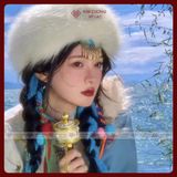  Kinh Luân Xoay Tay, Kinh Luân Cầm Tay [Kim Cương Hỷ Lạc] Kinh Luân Chất Lượng Cao 17Cm 