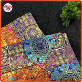  Khăn Trải Bàn Thờ Trang Trí Bàn Thờ Mật Tông [Kim Cương Hỷ Lạc] Gấm 