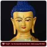  Tượng Phật Dược Sư Mật Tông [Kim Cương Hỷ Lạc] Nepal 33Cm 