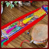  Trống Damaru Mật Tông [Kim Cương Hỷ Lạc] Xuất Xứ Nepal 12x7cm 