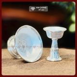  Bộ Cúng Hộ Pháp Cúng Dường Mật Tông [Kim Cương Hỷ Lạc] Chất Liệu Bạc S929 Cao Cấp 