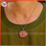  Móc Khóa Phong Thủy Bình An Biểu Tượng Kalachakra [Kim Cương Hỷ Lạc] Lục Tự Chân Ngôn Xuất Xứ Nepal 