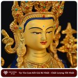  Tượng Phật Quan Âm Tứ Thủ Mật Tông [Kim Cương Hỷ Lạc] 33 Cm Nepal 