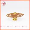  Đế Cắm Nhang Vòng Bằng Đồng Đặc, Đặt Hương Cây Mật Tông [Kim Cương Hỷ Lạc] Hình Hồ Lô 
