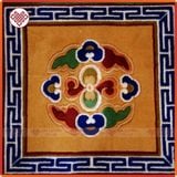  Đệm Thiền Mật Tông, Đệm Ngồi Bệt [Kim Cương Hỷ Lạc] Kích Thước 80x80cm Tây Tạng 