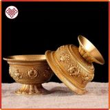  Ly Cúng, Chung Nước Cúng Phật bằng đồng [ Kim Cương Hỷ Lạc] 5x8cm 