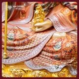  Bộ Tượng Ta Bà Tam Thánh Đồng Vẽ Màu 56cm [Kim Cương Hỷ Lạc] Tượng Phật Thích Ca, Địa Tạng, Quan Âm 