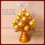  Tháp Chân Đèn Nến Bơ - Tháp Đèn Trang Trí Ban Thờ [Kim Cương Hỷ Lạc] Chân Đèn Hợp Kim Cao Cấp 