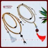  Chuỗi 108 Hạt Bồ Đề Tinh Nguyệt, Chuỗi Niệm Phật [Kim Cương Hỷ Lạc] Hạt Tự Nhiên 9mm 