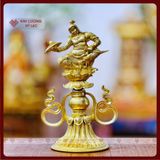  Bộ Thất Bảo Luân Vương, 7 Món Thất Bảo Mật Tông [Kim Cương Hỷ Lạc] Đồng Mạ Vàng Cao Cấp Size 20cm 