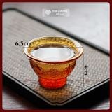  Chén Nước Cúng Phật, Chén Cúng Bằng Lưu Ly Cao Cấp [Kim Cương Hỷ Lạc] Chén Cúng, Ly Cúng Nước Lưu Ly 