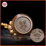  Bát Cát Tường Mật Tông [Kim Cương Hỷ Lạc] Đồng Mạ V.À.N.G Cao 16 Cm 