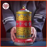  Kinh Luân Điện Để Bàn [Kim Cương Hỷ Lạc] Xoay Không Nhạc Phiên Bản 5 Màu Mới 