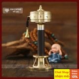  Kinh Luân Cầm Tay Siêu Biến Chú Cán Gỗ [Kim Cương Hỷ Lạc] Trọn Bộ Có Đế Cắm, Cao 17Cm 