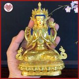  Tượng Phật Quan Âm Tứ Thủ Mật Tông [Kim Cương Hỷ Lạc] Đài Loan Hàng Loại 1 - Kích Thước 17-23-33Cm 