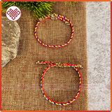  Vòng Tay Phong Thủy, Vòng Phong Thủy May Mắn Ngũ Sắc Mật Tông [Kim Cương Hỷ Lạc] Hàng Thủ Công 