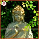  Tượng Phật Decor Trang Trí Ngoài Trời [Kim Cương Hỷ Lạc] 17Cm 