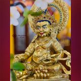  Tượng Phật Hoàng Thần Tài Dzambala [Kim Cương Hỷ Lạc] Tượng Đồng Cao Cấp Mạ Vàng 50cm 