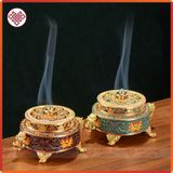  Lư Hương Đốt Trầm Lư Xông Trầm Hương Mật Tông [Kim Cương Hỷ Lạc] Mẫu Mới Size Lớn 