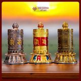  Kinh Luân Liên Hoa Đại Luân Kinh Luân Xoay [Kim Cương Hỷ Lạc] Đồ Thờ Mật Tông 70cm 