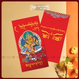  Bao Lì Xì Tết 2025 - Bao Lì Xì Hoàng Thần Tài [Kim Cương Hỷ Lạc] Giấy Cứng Xịn, Cán Bóng Sang Trọng 