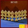  Bộ Bát Cát Tường Cúng Dường Chư Phật [Kim Cương Hỷ Lạc] Đồng Mạ Vàng Cao Cấp 24Cm 