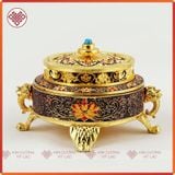  Lư Hương Đốt Trầm Lư Xông Trầm Hương Mật Tông [Kim Cương Hỷ Lạc] Mẫu Mới Size Lớn 