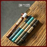  Nhang Trầm Hương Không Tăm [Kim Cương Hỷ Lạc] Bộ 11 Ống Nhang Trầm Hương, Thơm Dịu Nhẹ Tự Nhiên 100% 