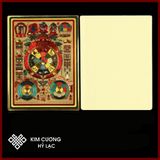  Decal Dán Văn Thù Cửu Cung Mật Tông [Kim Cương Hỷ Lạc] 12 Cm 