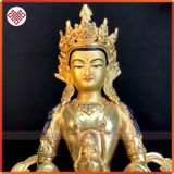  Tượng Phật Vô Lượng Thọ Mật Tông [Kim Cương Hỷ Lạc] Nepal 33Cm 