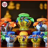  Bảo Bình Hoàng Thần Tài Mật Tông [Kim Cương Hỷ Lạc] Tu Viên KumBum Tây Tạng 