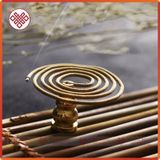  Đế Cắm Nhang Vòng Bằng Đồng Đặc, Đặt Hương Cây Mật Tông [Kim Cương Hỷ Lạc] Hình Hồ Lô 