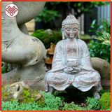  Tượng Phật A Di Đà [Kim Cương Hỷ Lạc] Trang Trí Nhà Cửa, Decor Sân Vườn 28Cm 