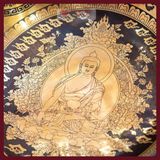  Chuông Xoay Thủ Công Nepal - Chuông Xoay Họa Tiết Hình Phật [Kim Cương Hỷ Lạc] Chuông Xoay Tây Tạng 