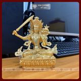  Tượng Phật Hoàng Thần Tài Dzambala - Tượng Phật Mật Tông Mini [Kim Cương Hỷ Lạc] Hợp Kim 8Cm - 14Cm 