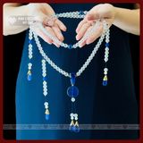  Chuỗi Niệm Phật Lưu Ly 108 Hạt, Vòng Chuỗi Đeo Tay [Kim Cương Hỷ Lạc] Nhiều Màu Phong Thủy - 8mm 