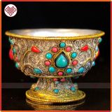  Chén Cúng Dường Mật Tông [Kim Cương Hỷ Lạc] Nepal 