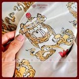  Khăn Khata Khăn Ban Phước Mật Tông Tây Tạng [Kim Cương Hỷ Lạc] Lụa Thêu Bát Cát Tường 250X48Cm 