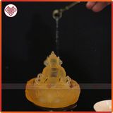  Bộ Tượng Hoàng Thần Tài Zambala Mật Tông [Kim Cương Hỷ Lạc] Lưu Ly 10Cm 