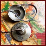  Chuông Đồng Nepal-Chuông Tingsha Tây Tạng Cao Cấp [Kim Cương Hỷ Lạc] Đồng Cao Cấp, Âm Chuông Cực Hay 