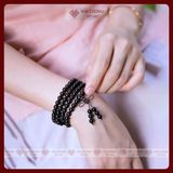  Chuỗi Vòng Gỗ Có Túc Số, Chuỗi 108 Hạt, Vòng Tay Phong Thủy [Kim Cương Hỷ Lạc] Gỗ Tự Nhiên 6 - 8mm 